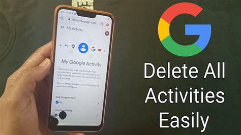 myactivity.google.com history delete all|Delete your activity .